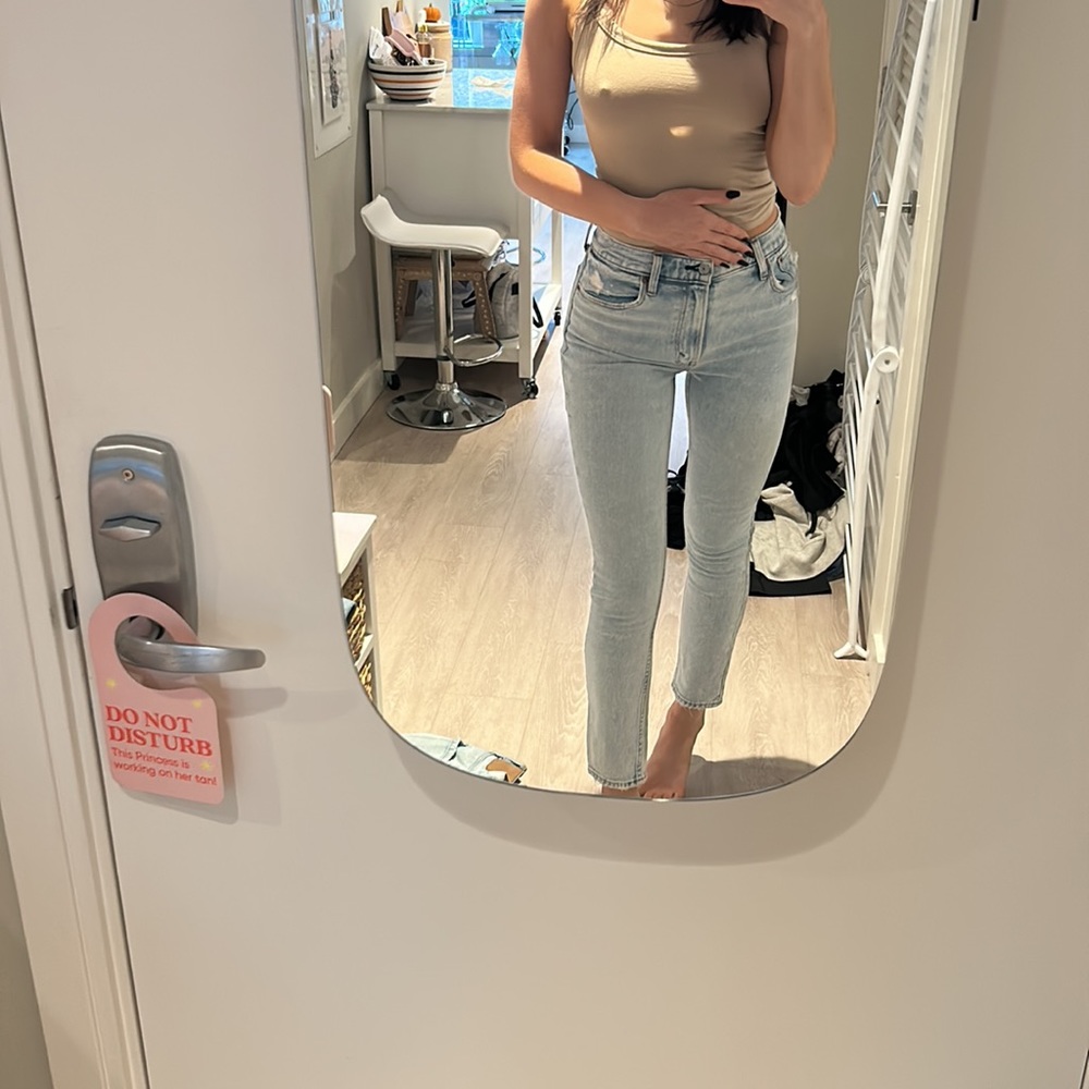 Abercrombie ultra high rise ankle straight jeans - Picture 3 of 6
